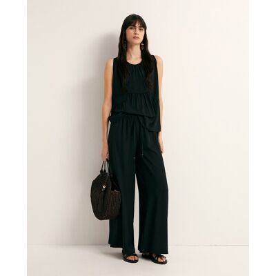 Sfera Pantalón fluido. (38) Negro mujer Sfera Pantalón fluido. (38) Negro mujer