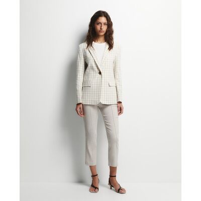 Sfera Blazer efecto lino. (42) Crudo mujer Sfera Blazer efecto lino. (42) Crudo mujer