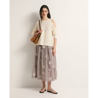 Sfera Falda paneles. (38) Gris claro mujer Sfera Falda paneles. (38) Gris claro mujer