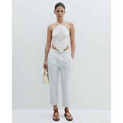 Sfera Pantalón rayas. (L) Azul claro mujer Sfera Pantalón rayas. (L) Azul claro mujer