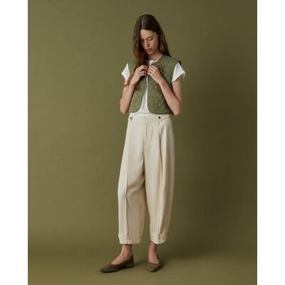 Sfera Pantalón ancho fluido. (M - M) 120 Crudo mujer Sfera Pantalón ancho fluido. (M - M) 120 Crudo mujer