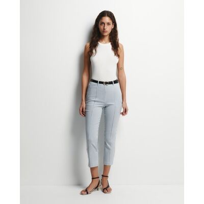 Sfera Pantalón jacquard. (42) Azul mujer Sfera Pantalón jacquard. (42) Azul mujer