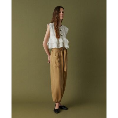 Sfera Blusa manga corta tachas. (L - L) 120 Crudo mujer Sfera Blusa manga corta tachas. (L - L) 120 Crudo mujer