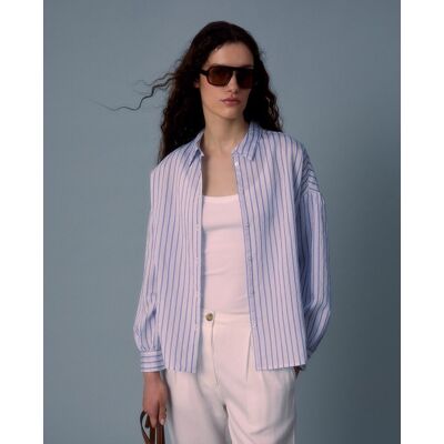 Sfera Camisa rayas. (42) Azul claro mujer Sfera Camisa rayas. (42) Azul claro mujer