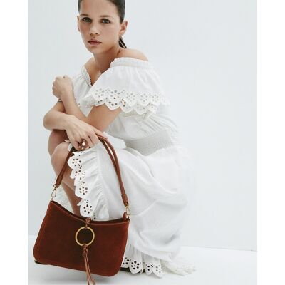 Sfera Vestido escote barco. (S) Blanco mujer Sfera Vestido escote barco. (S) Blanco mujer