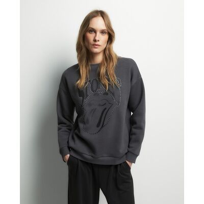 Sfera Sudadera Rolling Stones. (44) Gris mujer Sfera Sudadera Rolling Stones. (44) Gris mujer