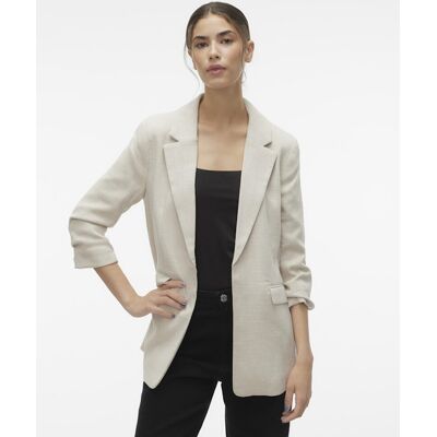 Vero Moda Blazer de mujer con manga 3-4. (34) Blanco hielo mujer Vero Moda Blazer de mujer con manga 3-4. (34) Blanco hielo mujer