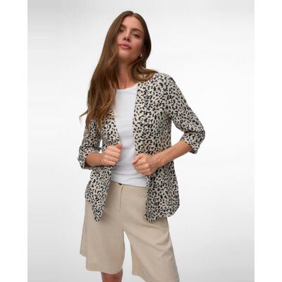 Vero Moda Blazer abierta de mujer tejido lino. (34) Multicolor mujer Vero Moda Blazer abierta de mujer tejido lino. (34) Multicolor mujer