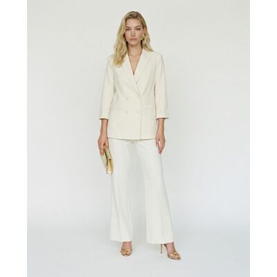 Vero Moda Blazer de vestir de mujer con doble botón. (36) Blanco hielo mujer Vero Moda Blazer de vestir de mujer con doble botón. (36) Blanco hielo mujer