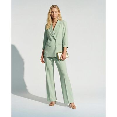 Vero Moda Blazer de vestir de mujer con doble botón. (36) Verde Agua mujer Vero Moda Blazer de vestir de mujer con doble botón. (36) Verde Agua mujer