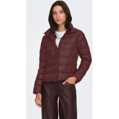 Only Abrigo de mujer acolchado y cuello alto. (38) Burdeos mujer Only Abrigo de mujer acolchado y cuello alto. (38) Burdeos mujer