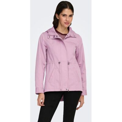 JDY Parka de mujer ligera con capucha. (40) Lila mujer JDY Parka de mujer ligera con capucha. (40) Lila mujer