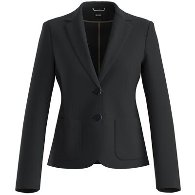 Boss Chaqueta extra slim fit de tejido elástico. (34) Negro mujer Boss Chaqueta extra slim fit de tejido elástico. (34) Negro mujer
