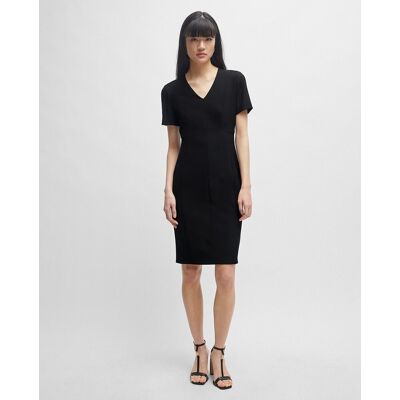 Boss Vestido slim fit con cremallera que recorre toda la espalda. (34) Negro mujer Boss Vestido slim fit con cremallera que recorre toda la espalda. (34) Negro mujer