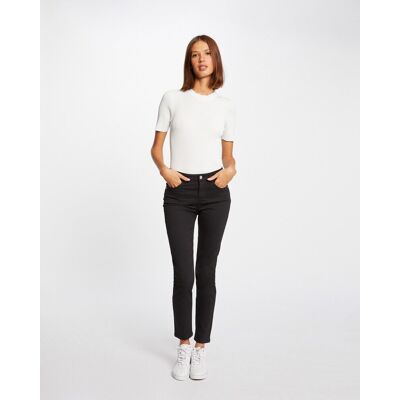 Morgan Pantalón de mujer slim talle estándar. (40) Negro mujer Morgan Pantalón de mujer slim talle estándar. (40) Negro mujer