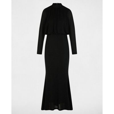 Morgan Vestido de punto brillante. (38) Negro mujer Morgan Vestido de punto brillante. (38) Negro mujer