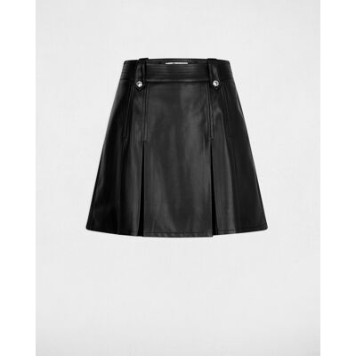 Morgan Falda corta plisada. (40) Negro mujer Morgan Falda corta plisada. (40) Negro mujer