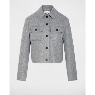 Morgan Chaqueta de mujer con cuello sastre. (44) Gris mujer Morgan Chaqueta de mujer con cuello sastre. (44) Gris mujer