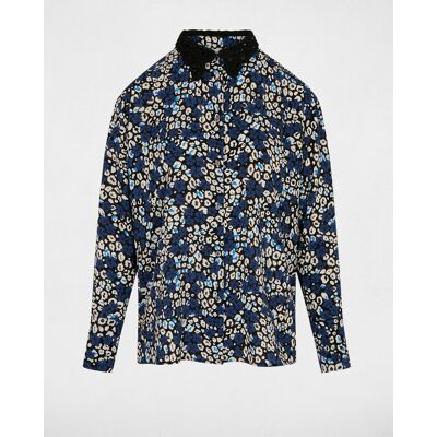 Morgan Camisa de mujer fluida estampada. (44) Multicolor mujer Morgan Camisa de mujer fluida estampada. (44) Multicolor mujer