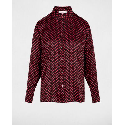 Morgan Camisa de mujer con cuello lazada. (36) Multicolor mujer Morgan Camisa de mujer con cuello lazada. (36) Multicolor mujer