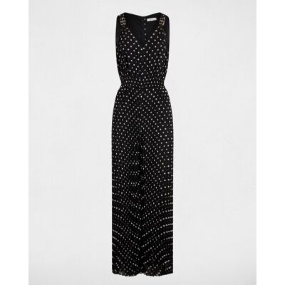 Morgan Mono de mujer fluido plisado sin mangas. (36) Multicolor mujer Morgan Mono de mujer fluido plisado sin mangas. (36) Multicolor mujer