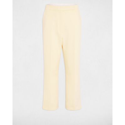 Morgan Pantalón de mujer recto de tiro alto. (34) Amarillo mujer Morgan Pantalón de mujer recto de tiro alto. (34) Amarillo mujer