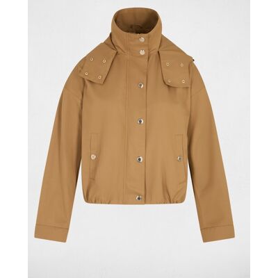 Morgan Chaqueta de mujer corta con cuello alto. (42) Camel mujer Morgan Chaqueta de mujer corta con cuello alto. (42) Camel mujer