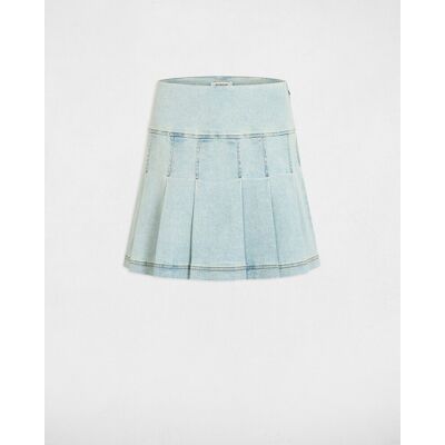 Morgan Falda corta plisada. (36) Azul mujer Morgan Falda corta plisada. (36) Azul mujer