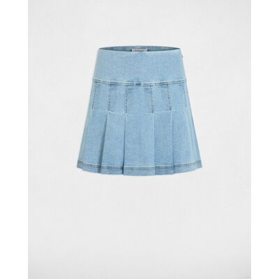 Morgan Falda corta plisada. (34) Azul mujer Morgan Falda corta plisada. (34) Azul mujer