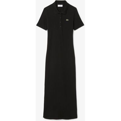 Vestido polo largo negro de Lacoste - Vestido Vestido polo largo negro de Lacoste - Vestido