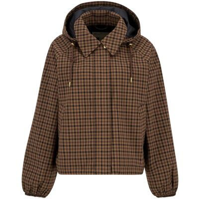 Barbour Chaqueta de mujer con cuello clásico y capucha desmontable con cordón ajustable. (44) Multicolor mujer Barbour Chaqueta de mujer con cuello clásico y capucha desmontable con cordón ajustable. (44) Multicolor mujer