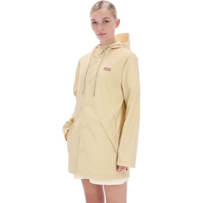 Hunter Parka de mujer impermeable con capucha. (40) Amarillo mujer Hunter Parka de mujer impermeable con capucha. (40) Amarillo mujer