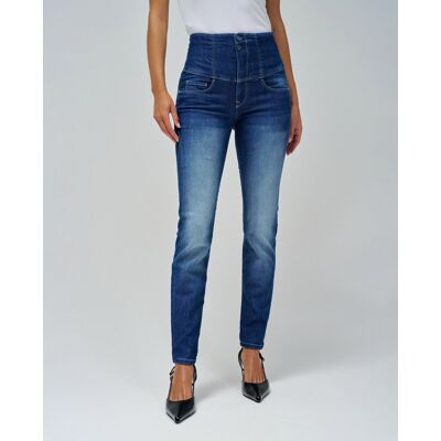 Salsa Jeans Vaquero pitillo de mujer Diva push in skinny de tiro alto. (34 - Largo 32) Azul denim mujer Salsa Jeans Vaquero pitillo de mujer Diva push in skinny de tiro alto. (34 - Largo 32) Azul denim mujer