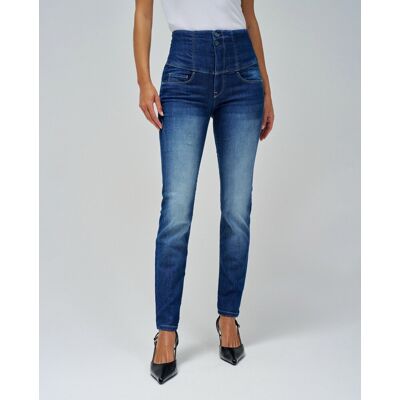 Salsa Jeans Vaquero pitillo de mujer Diva push in skinny de tiro alto. (36 - Largo 32) Azul denim mujer Salsa Jeans Vaquero pitillo de mujer Diva push in skinny de tiro alto. (36 - Largo 32) Azul denim mujer