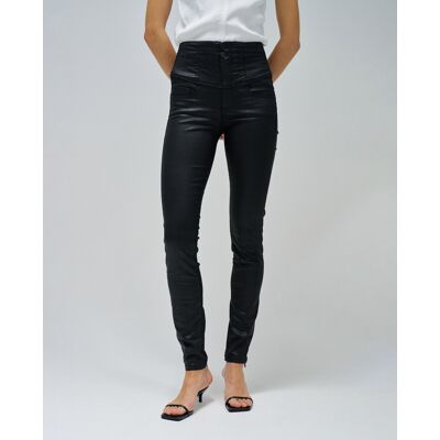 Salsa Jeans Vaquero pitillo de mujer Diva push in con efecto coating. (32 - Largo 32) Negro mujer Salsa Jeans Vaquero pitillo de mujer Diva push in con efecto coating. (32 - Largo 32) Negro mujer