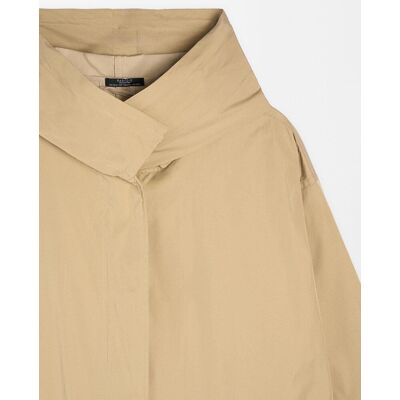 Parfois Parka de mujer con capucha y bolsillos laterales. (38) Beige mujer Parfois Parka de mujer con capucha y bolsillos laterales. (38) Beige mujer