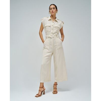 Salsa Jeans Mono en lightdenim de mujer. (34) Natural mujer Salsa Jeans Mono en lightdenim de mujer. (34) Natural mujer