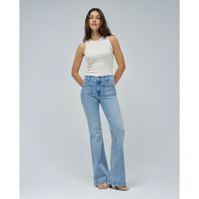 Salsa Jeans Vaquero de mujer destiny push up flare. (40 - Largo 34) Azul claro mujer Salsa Jeans Vaquero de mujer destiny push up flare. (40 - Largo 34) Azul claro mujer