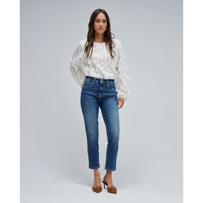Salsa Jeans Vaqueros de mujer true cropped slim. (34 - Largo 28) Azul mujer Salsa Jeans Vaqueros de mujer true cropped slim. (34 - Largo 28) Azul mujer