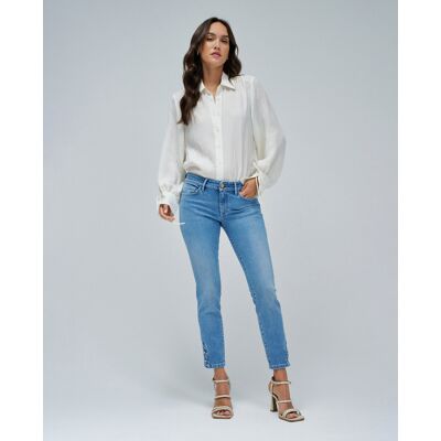 Salsa Jeans Vaqueros de mujer wonder push up cropped skinny. (32 - Largo 28) Azul mujer Salsa Jeans Vaqueros de mujer wonder push up cropped skinny. (32 - Largo 28) Azul mujer