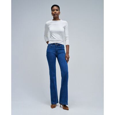 Salsa Jeans Vaqueros de mujer destiny push up flare. (36 - Largo 34) Azul mujer Salsa Jeans Vaqueros de mujer destiny push up flare. (36 - Largo 34) Azul mujer