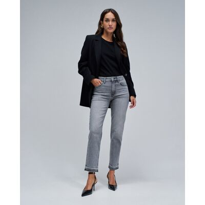 Salsa Jeans Vaqueros de mujer true cropped slim. (38 - Largo 28) Gris mujer Salsa Jeans Vaqueros de mujer true cropped slim. (38 - Largo 28) Gris mujer