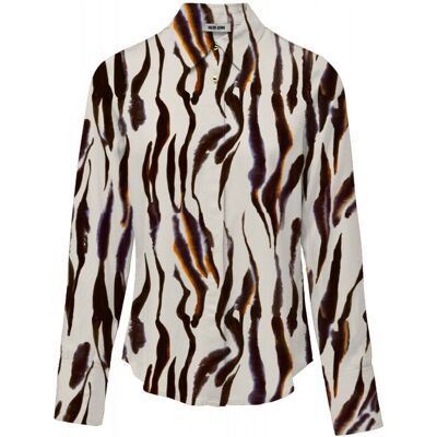 Salsa Jeans Camisa de mujer con estampado. (34) Camel mujer Salsa Jeans Camisa de mujer con estampado. (34) Camel mujer