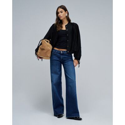 Salsa Jeans Vaqueros de mujer low rise wide. (42 - Largo 32) Azul mujer Salsa Jeans Vaqueros de mujer low rise wide. (42 - Largo 32) Azul mujer