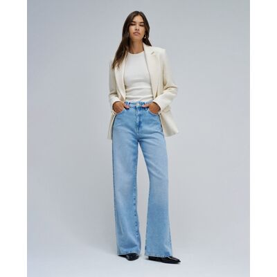 Salsa Jeans Vaquero de mujer wide leg de tiro alto. (32 - Largo 32) Azul mujer Salsa Jeans Vaquero de mujer wide leg de tiro alto. (32 - Largo 32) Azul mujer