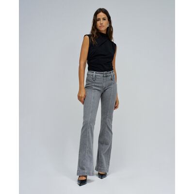 Salsa Jeans Vaqueros de mujer destiny push up flare. (32 - Largo 34) Gris mujer Salsa Jeans Vaqueros de mujer destiny push up flare. (32 - Largo 34) Gris mujer