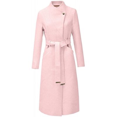 Salsa Jeans Abrigo de mujer de paño grace larga con cinturón. (38) Rosa mujer Salsa Jeans Abrigo de mujer de paño grace larga con cinturón. (38) Rosa mujer