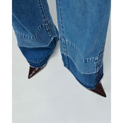 Salsa Jeans Vaqueros anchos de mujer. (34 - Largo 32) Azul mujer Salsa Jeans Vaqueros anchos de mujer. (34 - Largo 32) Azul mujer