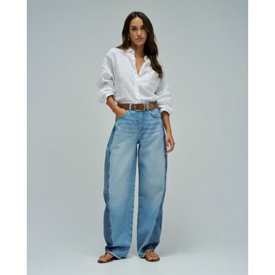 Salsa Jeans Vaqueros barrel de mujer. (46 - Largo 32) Azul mujer Salsa Jeans Vaqueros barrel de mujer. (46 - Largo 32) Azul mujer