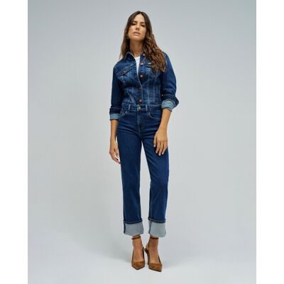 Salsa Jeans Vaqueros true straight de mujer de cintura alta. (36 - Largo 32) Azul mujer Salsa Jeans Vaqueros true straight de mujer de cintura alta. (36 - Largo 32) Azul mujer